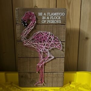 Primitives by Kathy Pink Flamingo Wall Art